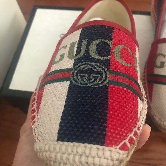 Gucci canvas Sylvie espadrilles - Picture 4 of 5